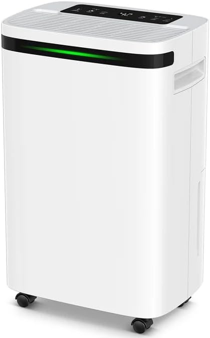 VEAGASO 34 Pint/D Dehumidifier for Basement with Drain Hose, 2500 Sq.Ft Dehumidifiers for Home, Bathroom, Bedroom - 3 Modes, 24H Time, 40dB