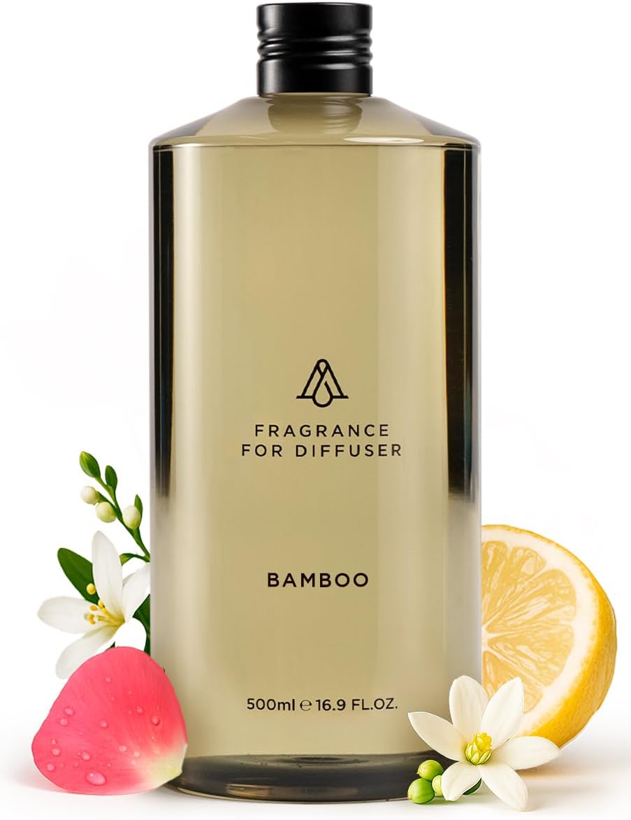 AromaPlan Hotel Scents Bamboo Air 5 Fl Oz (148ml), Home Luxury Aroma and Hotel Fragrance Diffuser Oil - Hotel Diffuser Oil for Aromatherapy - USA Made