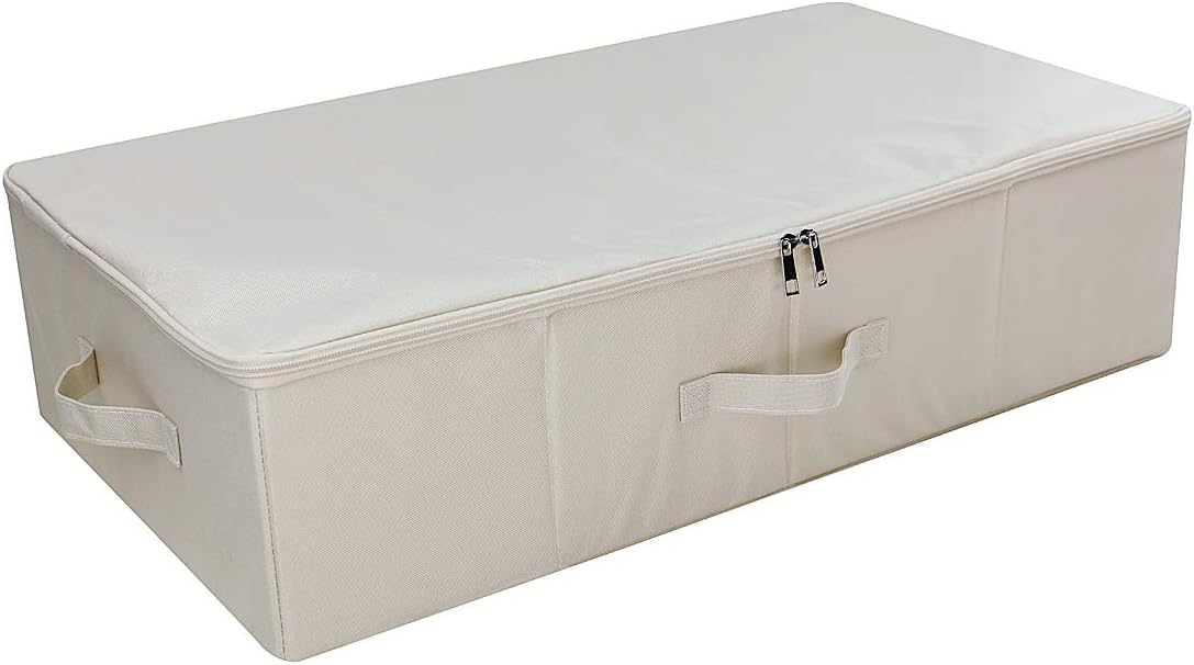 iwill CREATE PRO 3pcs Closet Clothes Blanket, Duvets Lidded Storage Bins Under Bed Organizer, Underbed wedding dress Storage