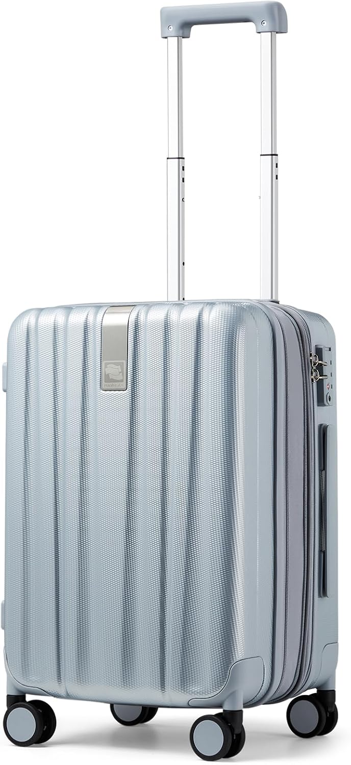 Hanke Luggage Sets 2 piece Carry On Luggage with Wheels PC Hard Shell Suitcases Lightweight Checked Travel Luggage Large Travel Suitcase Woman Men