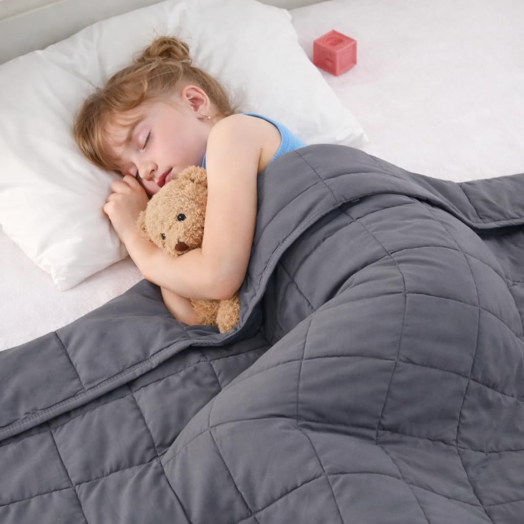 BETU Weighted Blanket for Adults 15lbs, 48"x72", Twin Full Size Cooling Heavy Throw Blanket for 140-160lbs