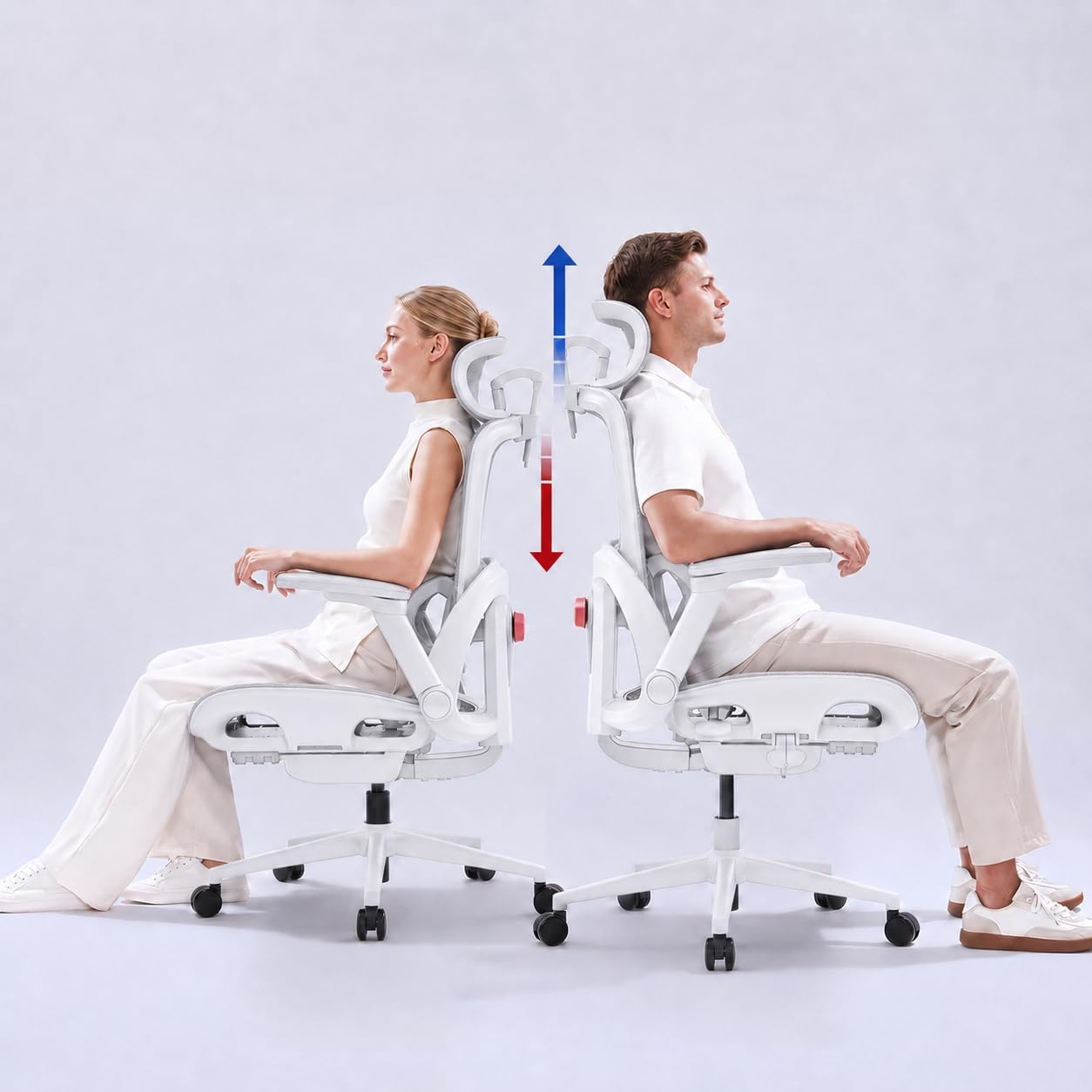 SIHOO M57 Ergonomic Mesh Office Chair, High Back Home Desk Chair with 3D Armrests, Lumbar Support and Adjustable Headrest, Comfortable Computer Chair