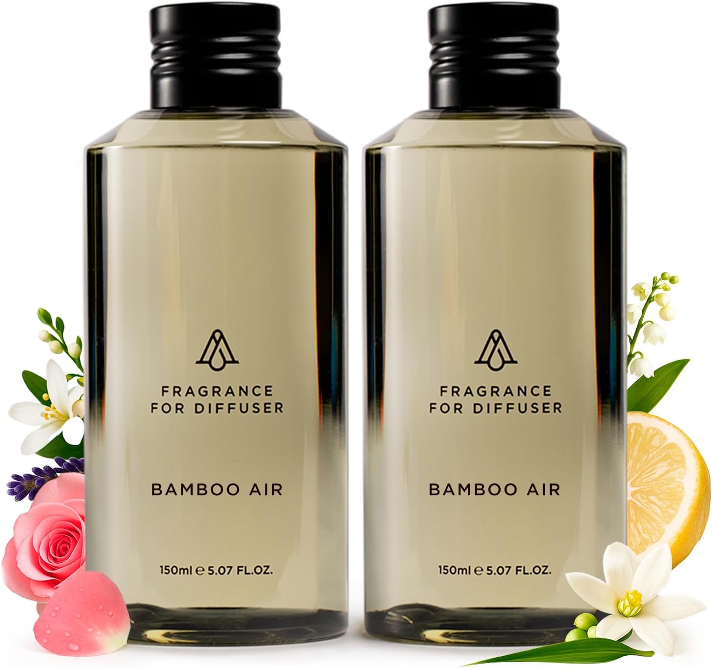 AromaPlan Hotel Scents Bamboo Air 5 Fl Oz (148ml), Home Luxury Aroma and Hotel Fragrance Diffuser Oil - Hotel Diffuser Oil for Aromatherapy - USA Made