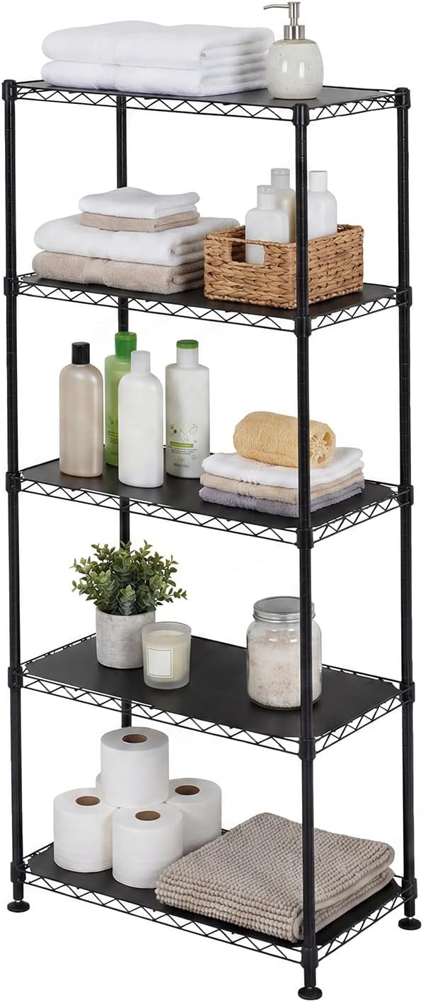 SafeRacks NSF 4-Tier Heavy Duty Steel Wire Rack with Wheels (24"x60"x72")