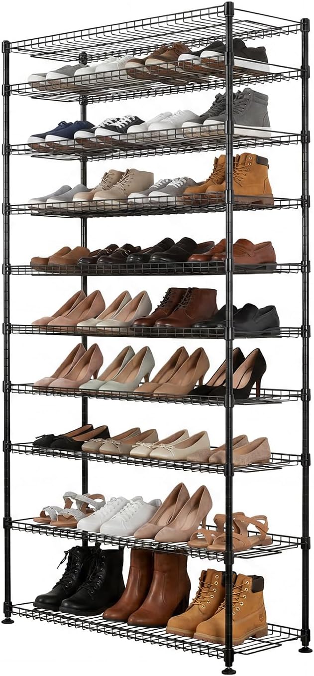SafeRacks NSF 4-Tier Heavy Duty Steel Wire Rack with Wheels (24"x60"x72")