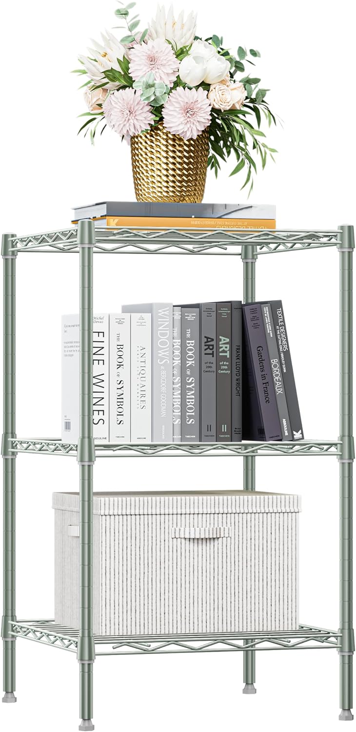 M MZG 1750 LBS Storage Shelves 5-Tier Utility Shelving Unit Steel Organizer Wire Rack for Home, Kitchen, Office, Garage