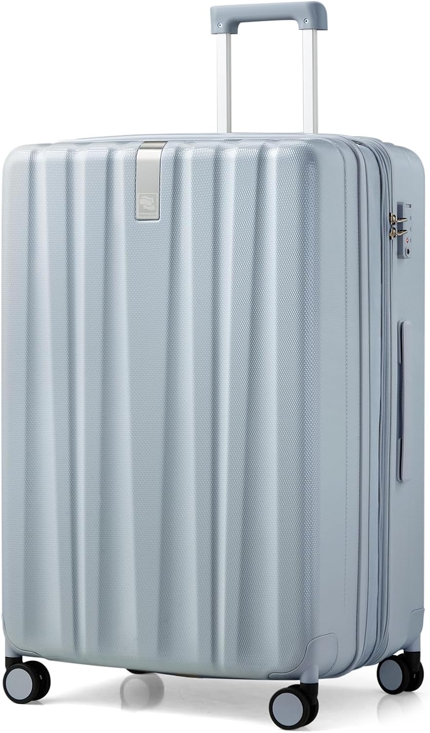 Hanke Luggage Sets 2 piece Carry On Luggage with Wheels PC Hard Shell Suitcases Lightweight Checked Travel Luggage Large Travel Suitcase Woman Men