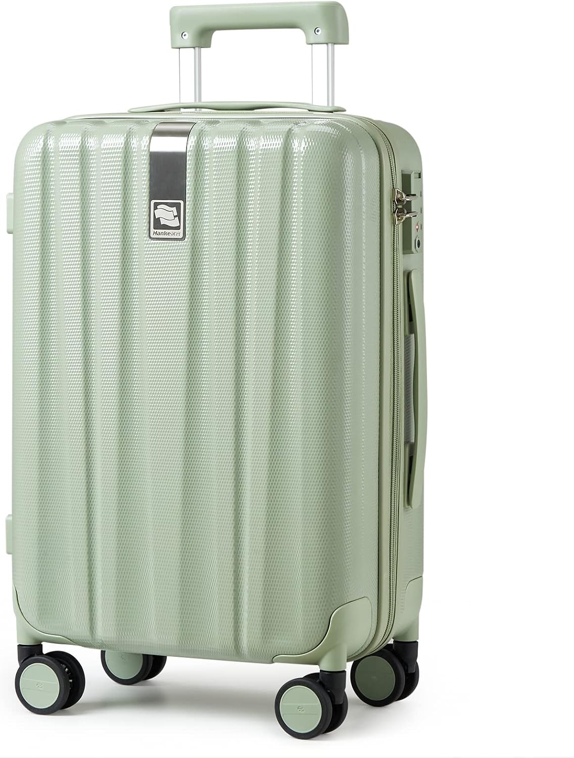 Hanke Luggage Sets 2 piece Carry On Luggage with Wheels PC Hard Shell Suitcases Lightweight Checked Travel Luggage Large Travel Suitcase Woman Men