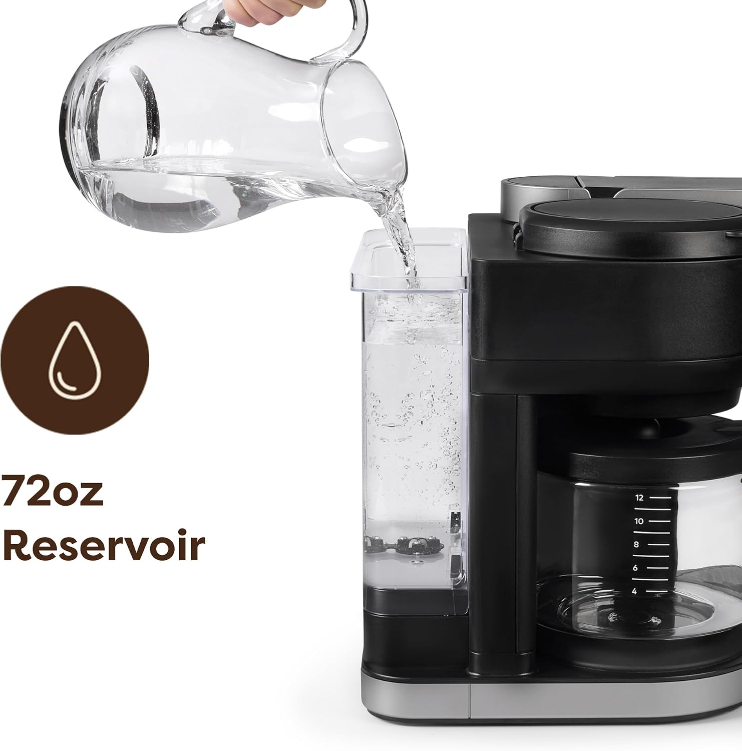 Keurig K-Duo Hot and Iced Single Serve and Carafe Coffee Maker, MultiStream Technology, 72oz Reservoir (Gen 2), Multistream Tech