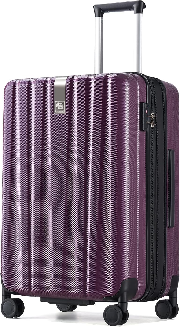 Hanke Luggage Sets 2 piece Carry On Luggage with Wheels PC Hard Shell Suitcases Lightweight Checked Travel Luggage Large Travel Suitcase Woman Men
