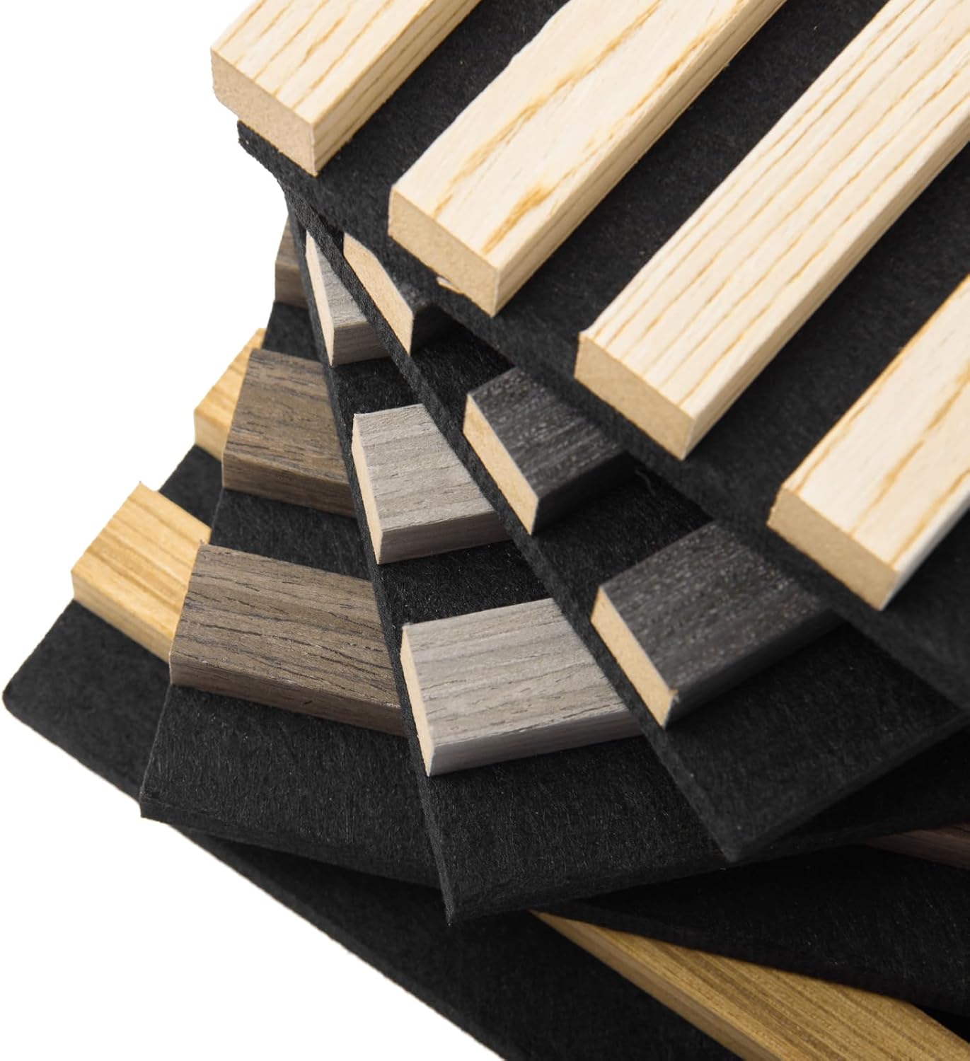 Art3d 2-Pack 108" x 12" Acoustic Wood Panels for Wall, Soundproof Wood Slat Panel for Wall and Ceiling