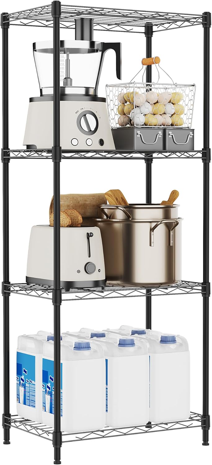 M MZG 1750 LBS Storage Shelves 5-Tier Utility Shelving Unit Steel Organizer Wire Rack for Home, Kitchen, Office, Garage