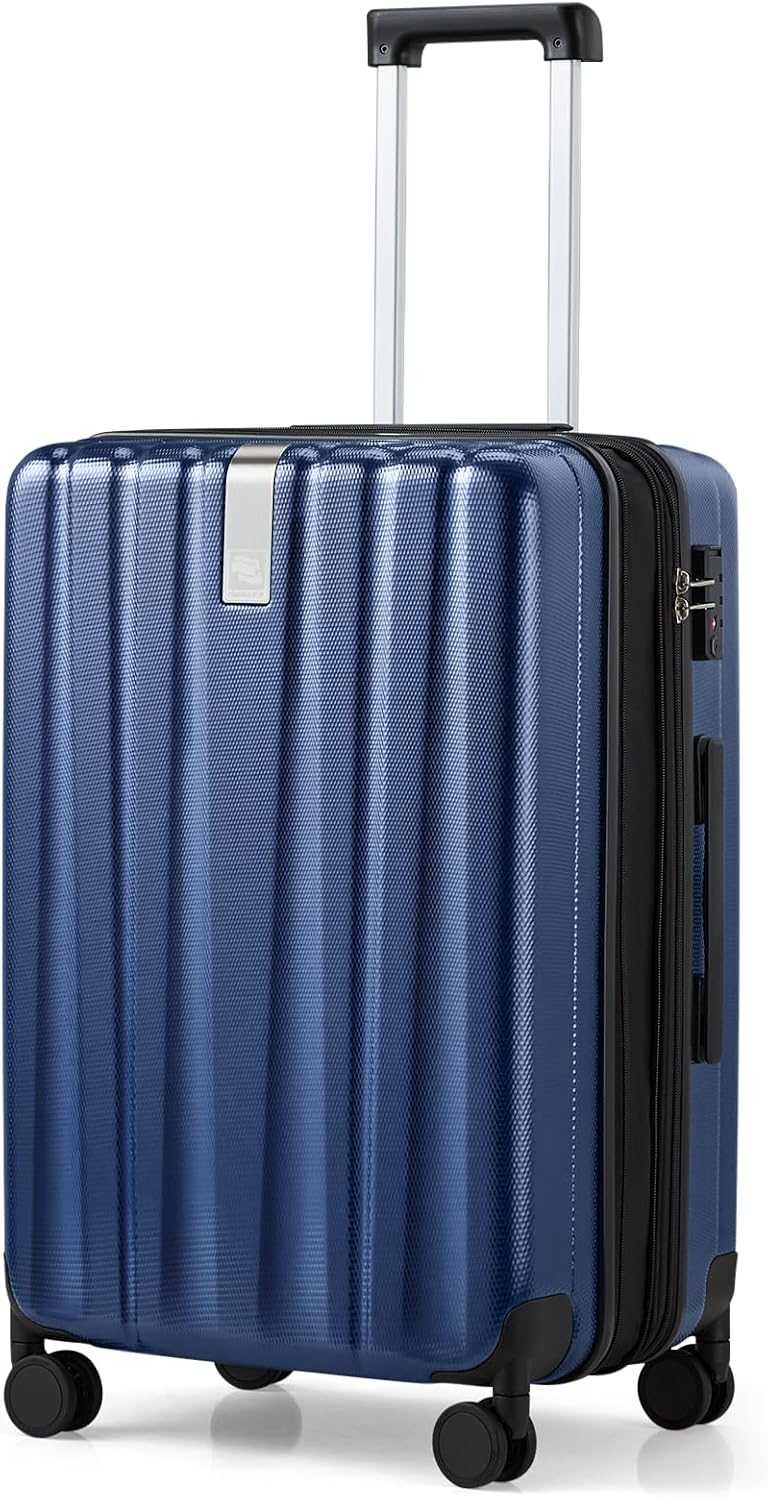 Hanke Luggage Sets 2 piece Carry On Luggage with Wheels PC Hard Shell Suitcases Lightweight Checked Travel Luggage Large Travel Suitcase Woman Men