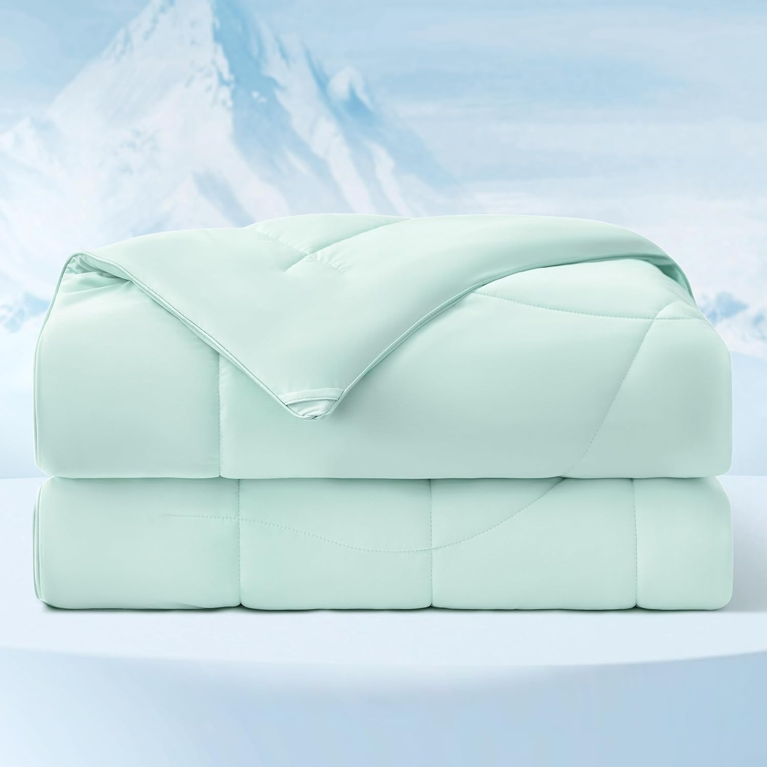 Bedsure Cooling Comforter King Size - Cooling Blankets for Hot Sleepers, Lightweight Comforter for Summer with Dual-Sided Cool Tech