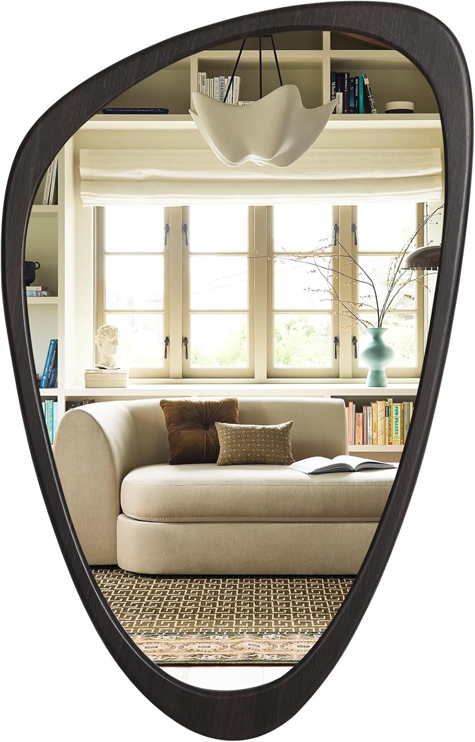 WallBeyond Asymmetrical Mirror, Irregular Mirror Full Length, Boho Wall Mirrors Decorative for Bedroom Living Room Entryway Hall