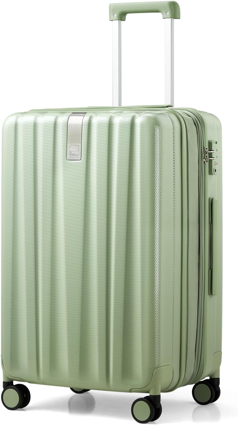 Hanke Luggage Sets 2 piece Carry On Luggage with Wheels PC Hard Shell Suitcases Lightweight Checked Travel Luggage Large Travel Suitcase Woman Men