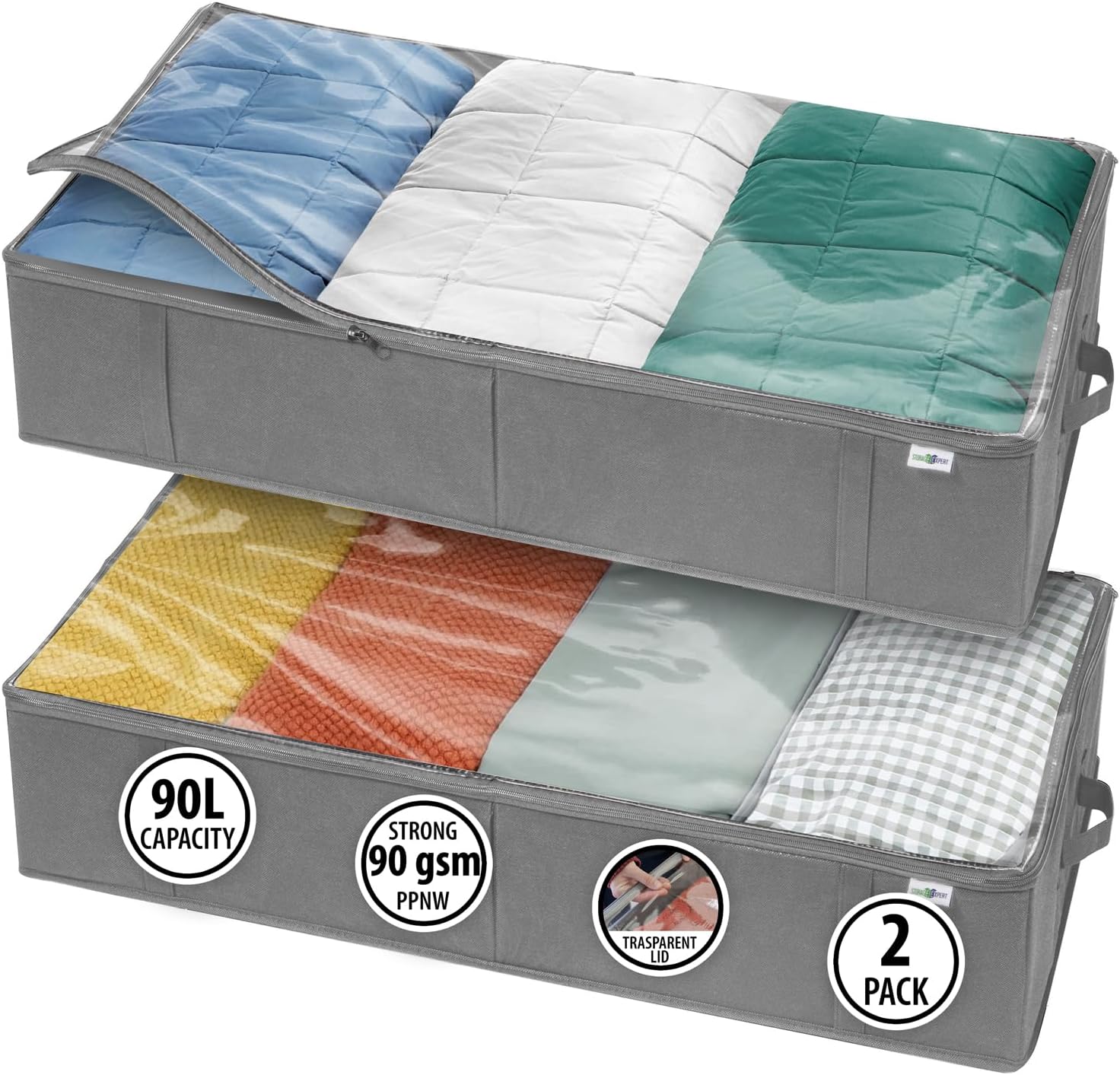 StorageExpert Closet Organizers and Storage - Maximize Space with Under Bed Storage Containers and Clothes Storage - Ideal Closet Organizer