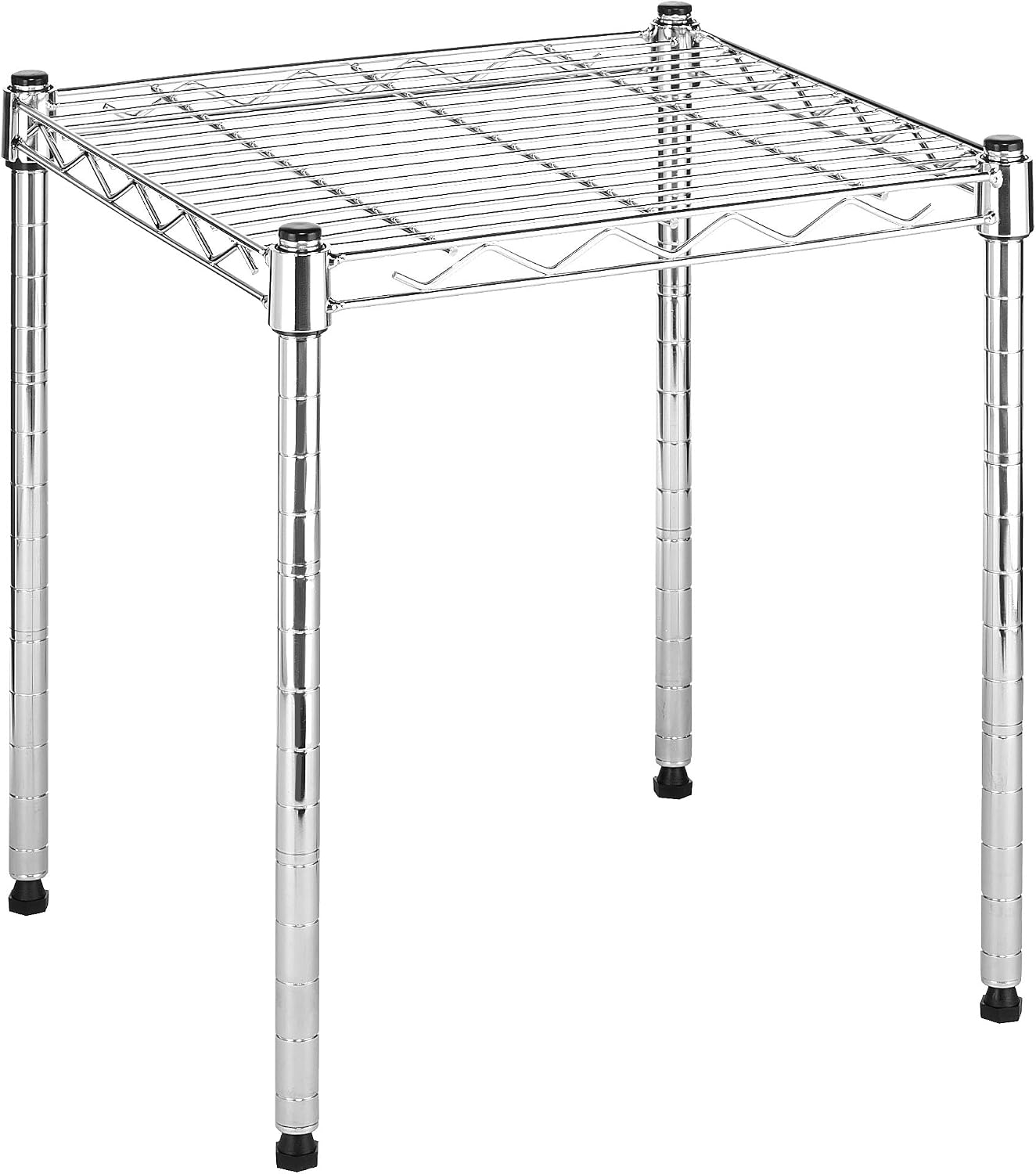 Whitmor 3-Wire Shelving Unit, Metal Storage Shelves, Easy Assembly Home Organizer for Pantry, Kitchen, Garage, Plant