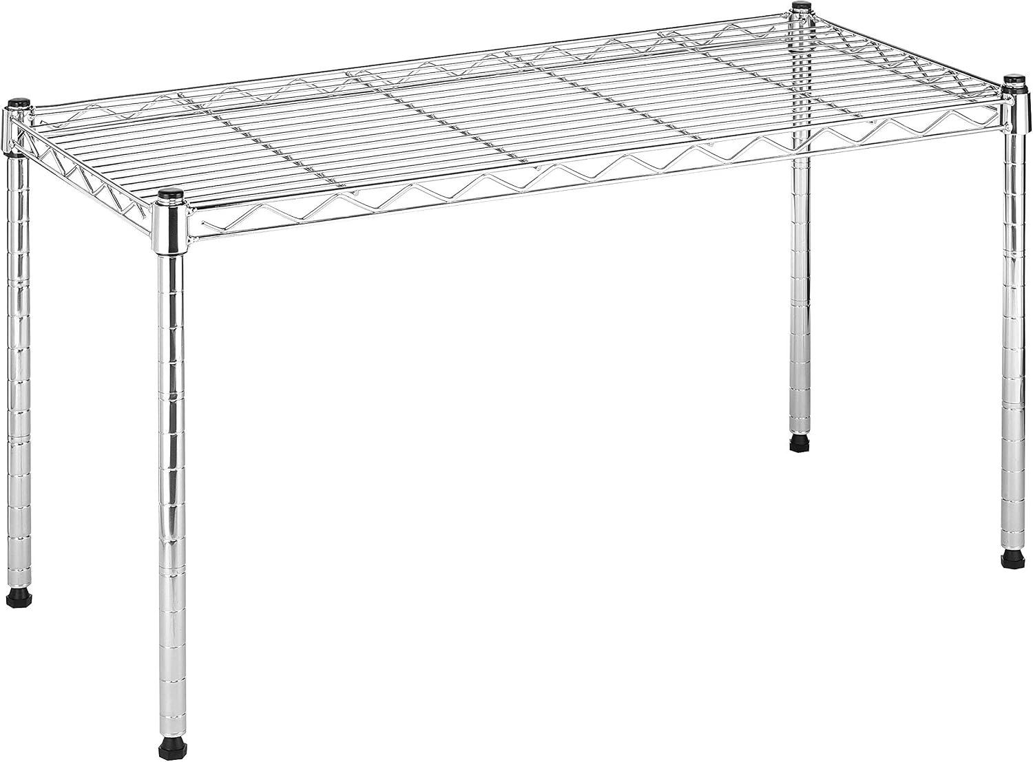 Whitmor 3-Wire Shelving Unit, Metal Storage Shelves, Easy Assembly Home Organizer for Pantry, Kitchen, Garage, Plant
