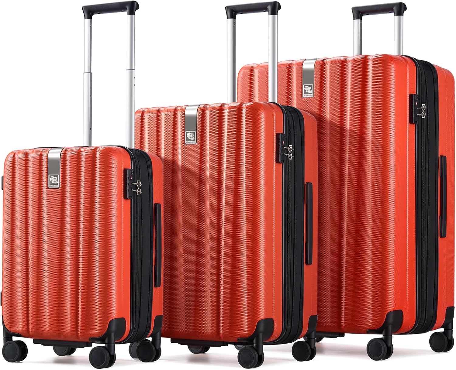 Hanke Luggage Sets 2 piece Carry On Luggage with Wheels PC Hard Shell Suitcases Lightweight Checked Travel Luggage Large Travel Suitcase Woman Men