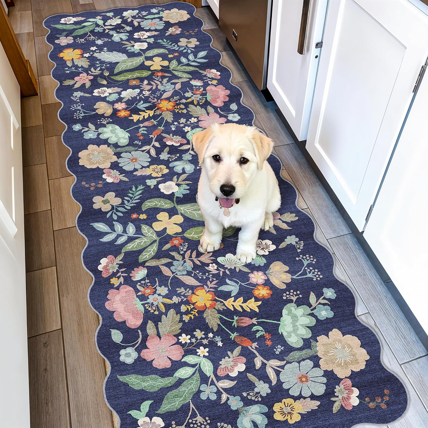 HY HAO YUN LAI Washable Large 9x12 Area Rug: Living Room Oriental Non Slip Soft Rugs Indoor Low Pile Stain Resistant Carpet for Bedroom Dining Room