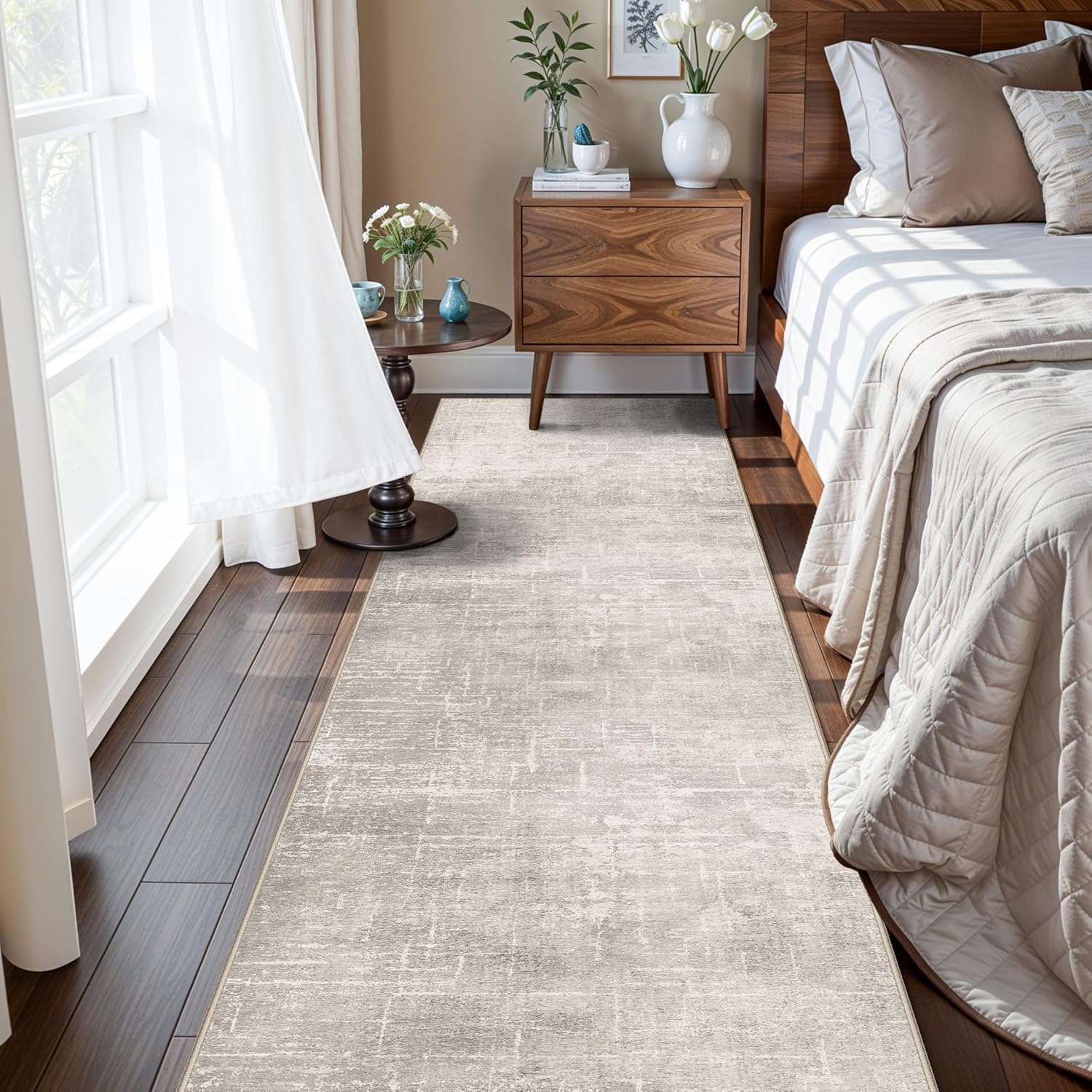 HY HAO YUN LAI Washable Large 9x12 Area Rug: Living Room Oriental Non Slip Soft Rugs Indoor Low Pile Stain Resistant Carpet for Bedroom Dining Room