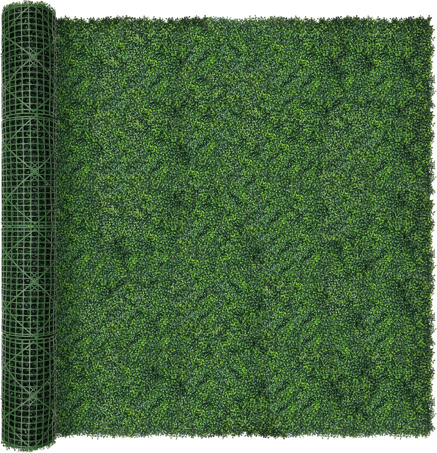 DOPGIB 80"x120" (67 SQFT) Greenery Faux Grass Wall Hedge Backdrop, UV Resistant Green Leaves Faux, Garden Indoor Outdoor Home Decor